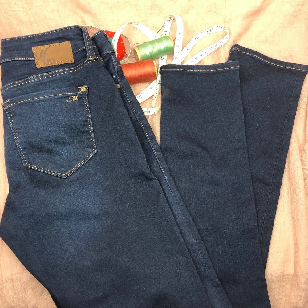 MAVI JEANS : Adriana Mid-Rise, Super Skinny
